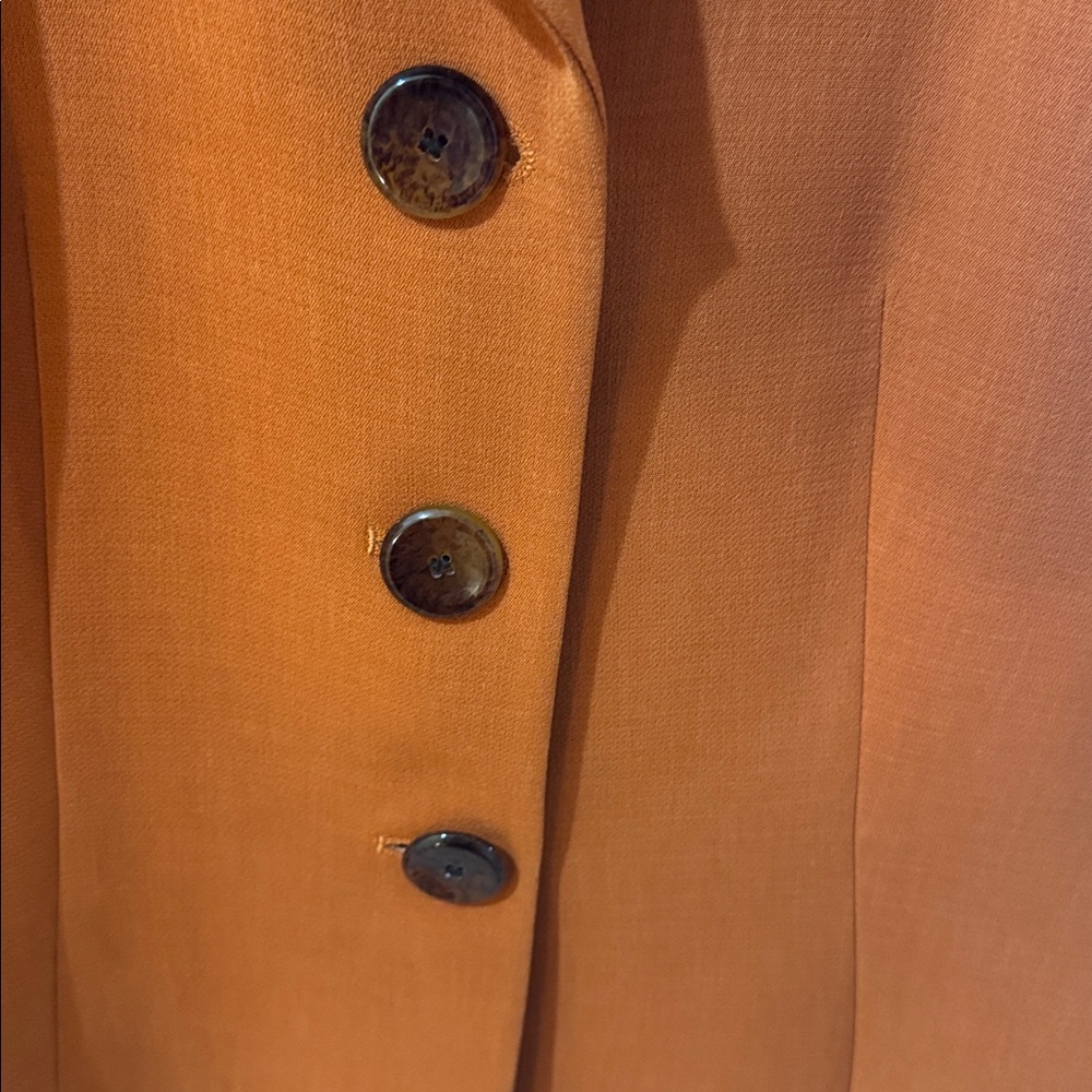 Kasper Women's Bold Orange Blazer - Picture 2 of 4